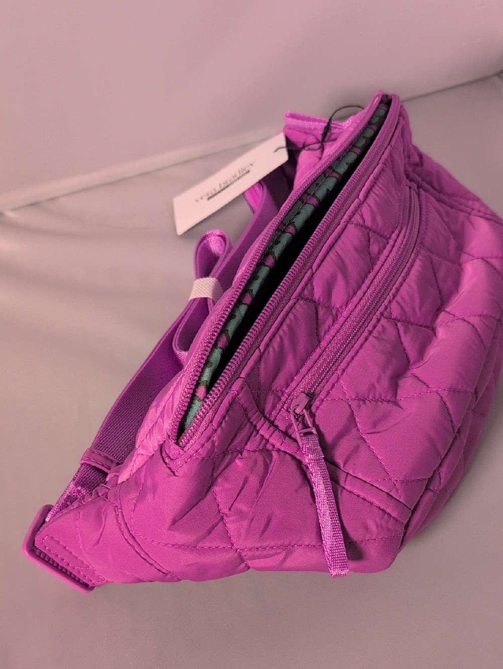 Vera Bradley Outlet Large Belt Bag in Irish Orchid Ultralight - Picture 5 of 10